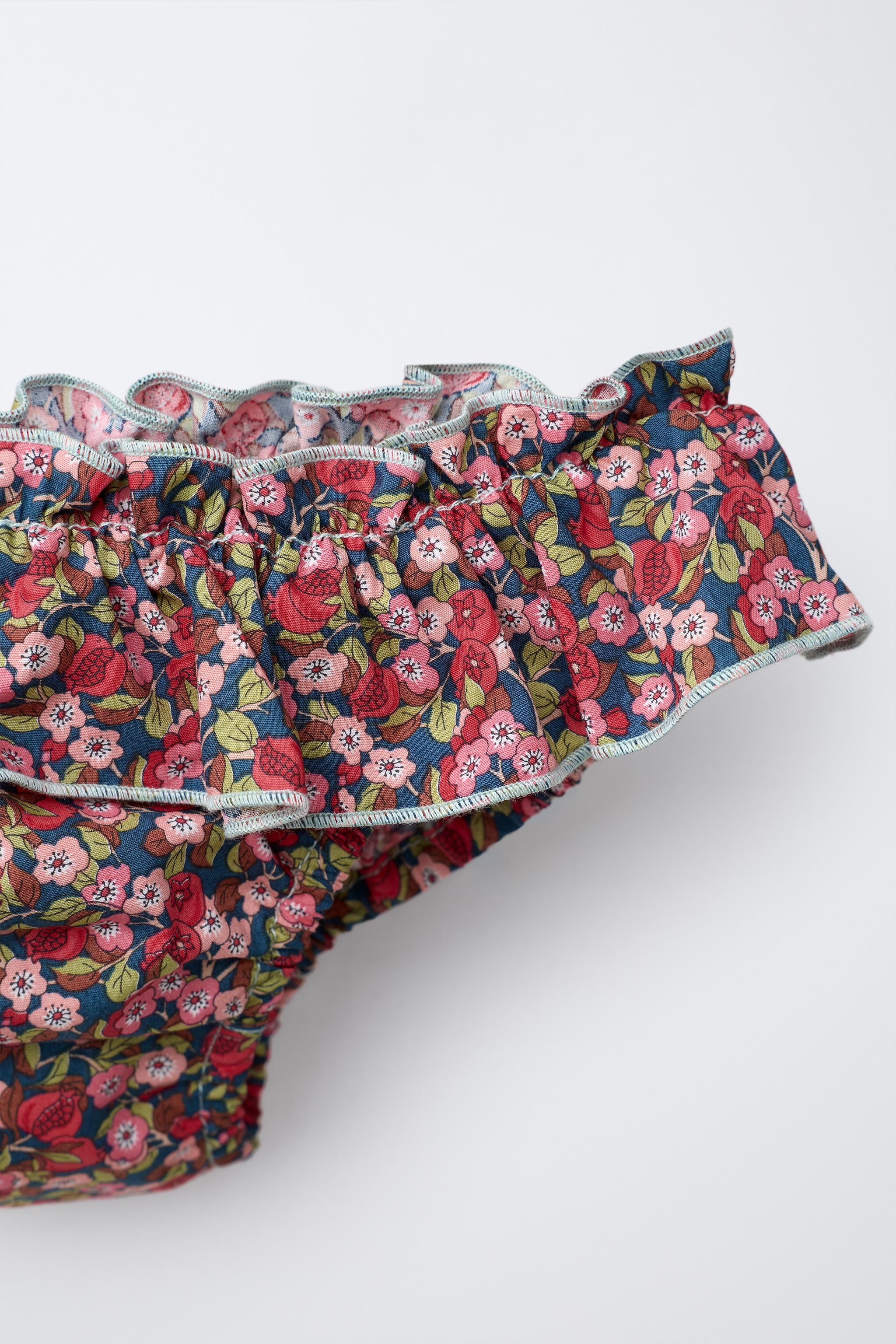 2-6 YEARS/ FLORAL SWIM BOTTOMS MADE WITH LIBERTY FABRIC